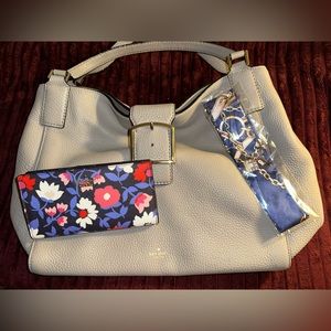 Kate Spade ♠️ Large Magnetic Tote Bag closure and Wallet